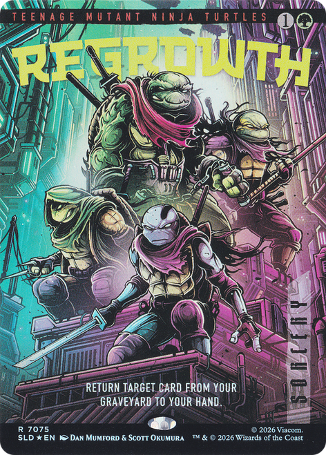 Regrowth (Foil) (Secret Lair - Teenage Mutant Ninja Turtles: The Last Ronin)