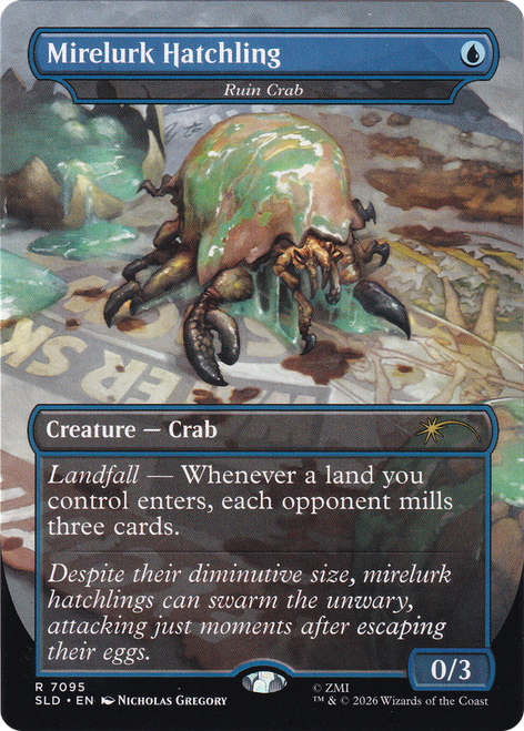 Ruin Crab [Mirelurk Hatchling] (Foil) (Secret Lair - Fallout: Rad)