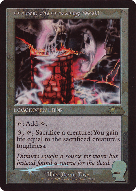 Miren, the Moaning Well (Foil) (Secret Lair - Brain Dead: Bonus Cards II)