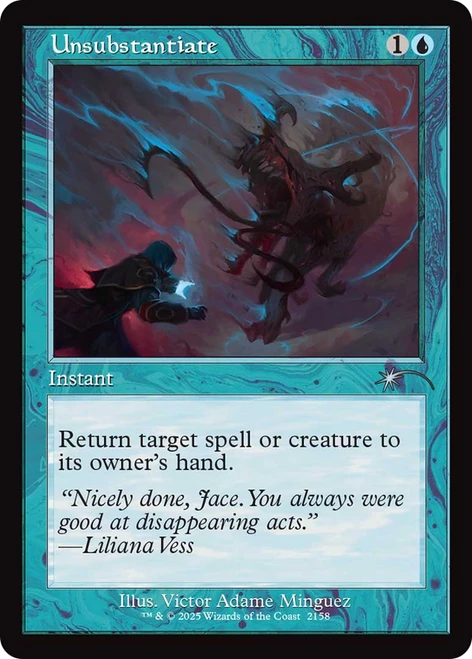 Unsubstantiate (Secret Lair - Chaos Vault: Dandan)
