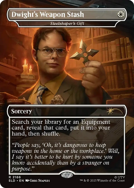 Steelshaper's Gift [Dwight's Weapon Stash] (Secret Lair - The Office: Dwight's Destiny)