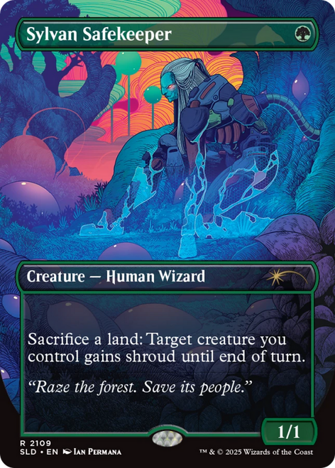 Sylvan Safekeeper (Foil) (Secret Lair - Alien Auroras)