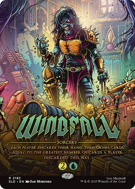 Windfall (Foil) (Secret Lair - Iron Maiden: Eddie Unchained)