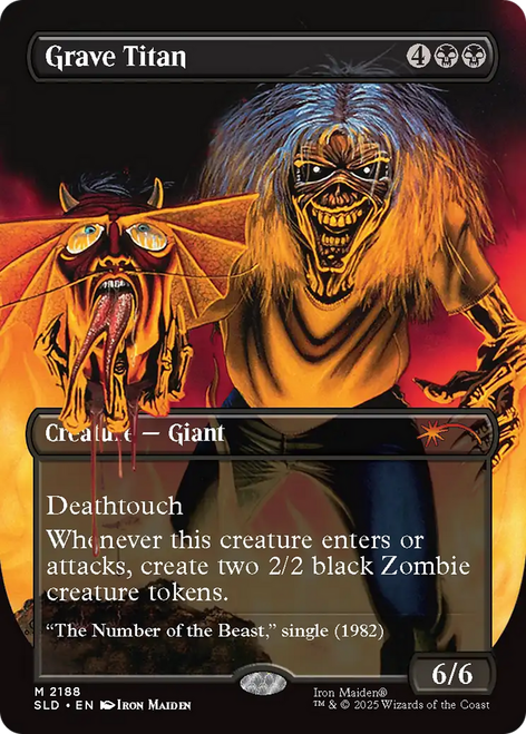 Grave Titan (Foil) (Secret Lair - Iron Maiden: Album Art)