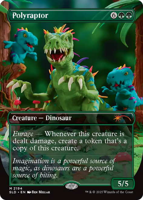 Polyraptor (Foil) (Secret Lair - Play-Doh: Squishful Thinking)