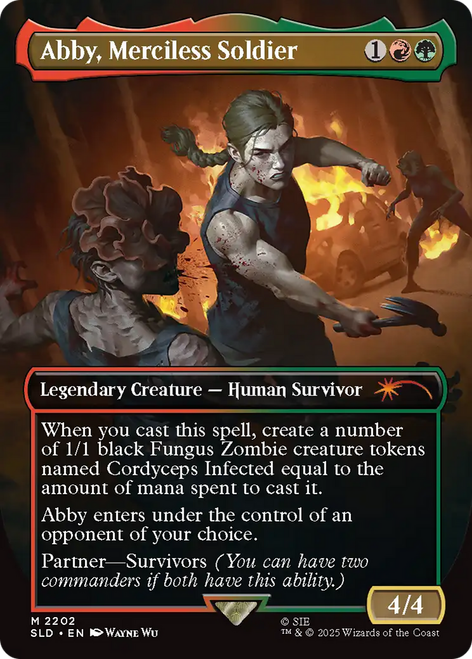 Abby, Merciless Soldier (Foil) (Secret Lair - The Last of Us Part II)