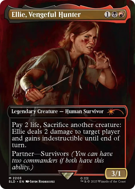 Ellie, Vengeful Hunter (Foil) (Secret Lair - The Last of Us Part II)