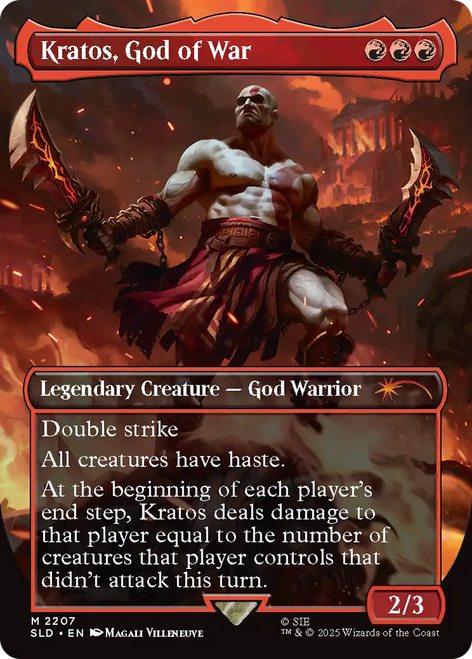 Kratos, God of War (Foil) (Secret Lair - God of War: Greek)
