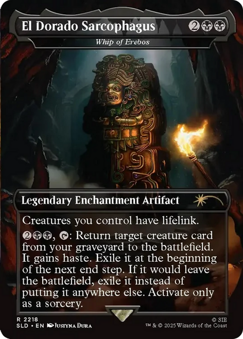 Whip of Erebos [El Dorado Sarcophagus] (Foil) (Secret Lair - Uncharted)