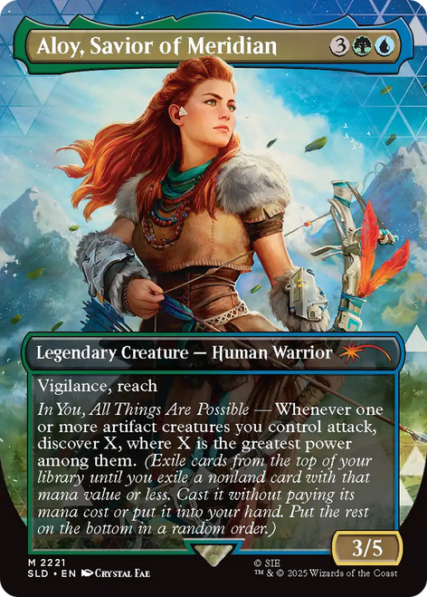 Aloy, Savior of Meridian (Foil) (Secret Lair - Horizon: Into the Forbidden West)