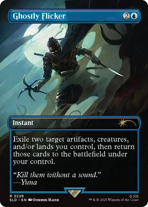 Ghostly Flicker (Foil) (Secret Lair - Ghost of Tsushima)
