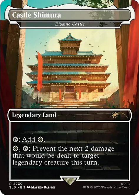Eiganjo Castle [Castle Shimura] (Foil) (Secret Lair - Ghost of Tsushima)