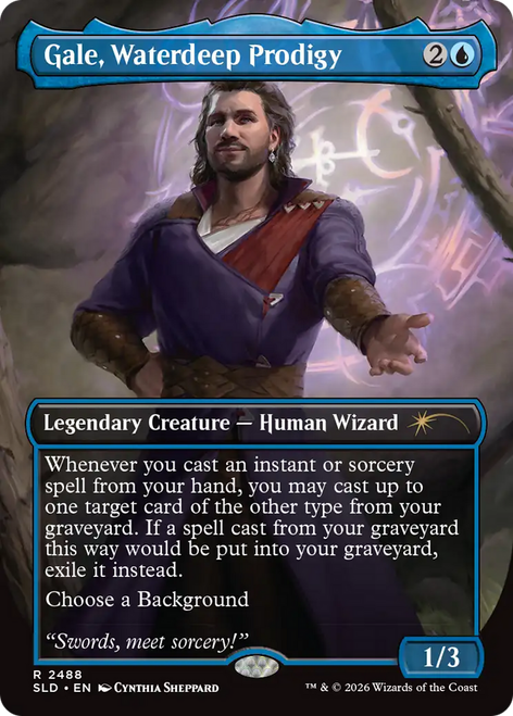 Gale, Waterdeep Prodigy (Secret Lair - Dungeons & Dragons: Gale's Ambition)