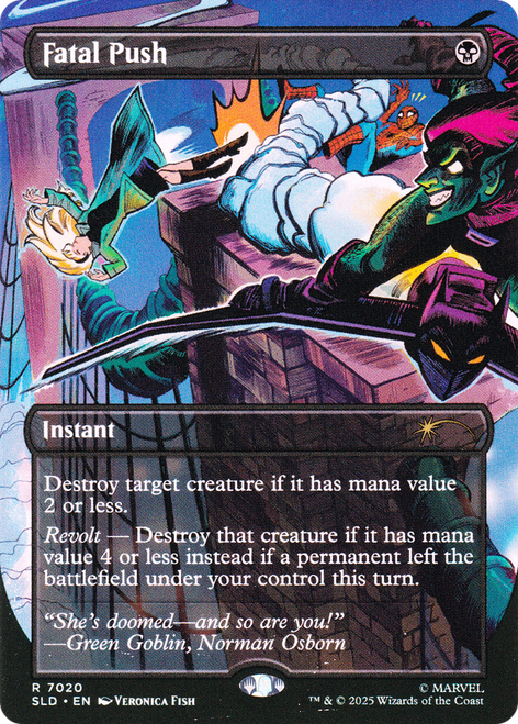 Fatal Push (#7020) (Secret Lair - Marvel's Spider-Man: Bonus Cards)
