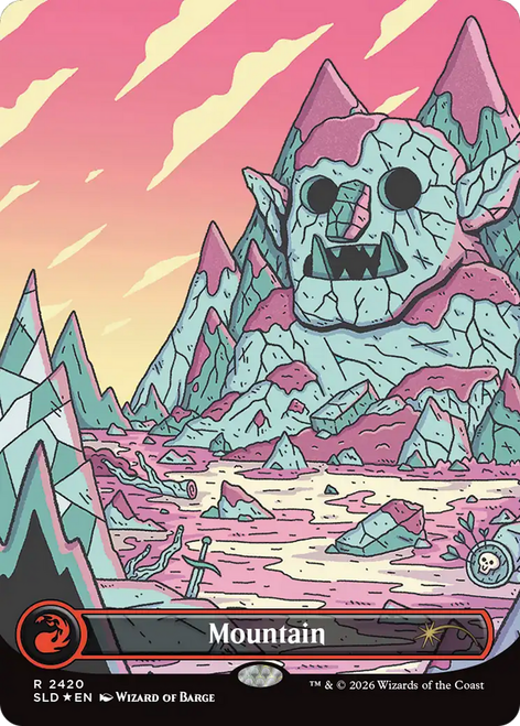 Mountain (#2420) (Foil) (Secret Lair - Goblin Storm)