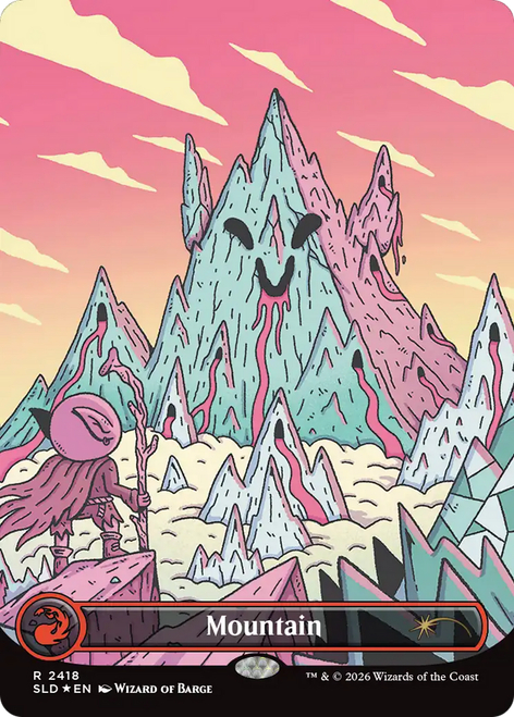 Mountain (#2418) (Foil) (Secret Lair - Goblin Storm)