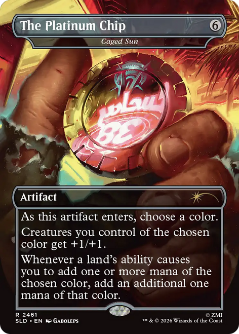 Caged Sun [The Platinum Chip] (Foil) (Secret Lair - Fallout: Welcome to New Vegas)