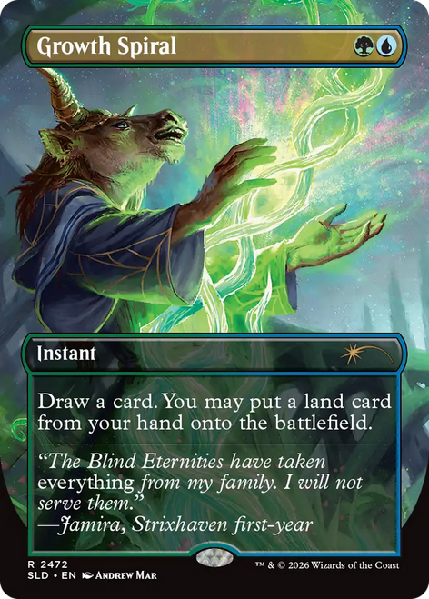 Growth Spiral (Foil) (Secret Lair - Omens of Chaos)