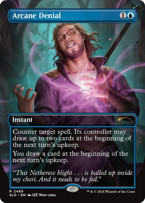 Arcane Denial (Foil) (Secret Lair - Dungeons & Dragons: Gale's Ambition)