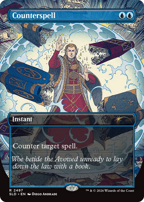 Counterspell (Foil) (Secret Lair - Dungeons & Dragons: Whispers In Candlekeep)