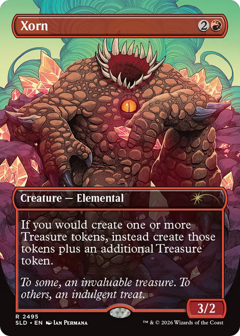 Xorn (Foil) (Secret Lair - Dungeons & Dragons: Shadows Over Baldur's Gate)