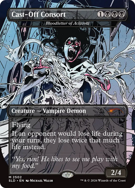 Bloodletter of Aclazotz [Cast-Off Consort] (Foil) (Secret Lair - Dungeons & Dragons: Strahd's Descent)