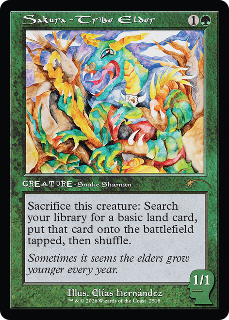 Sakura-Tribe Elder (Foil) (Secret Lair - Brain Dead: New Earth Mentality)
