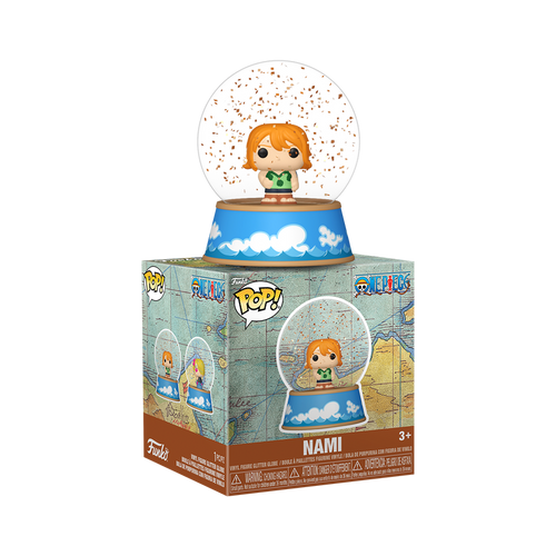 POP! Mini Globes: One Piece - Nami Mini Glitter Globe