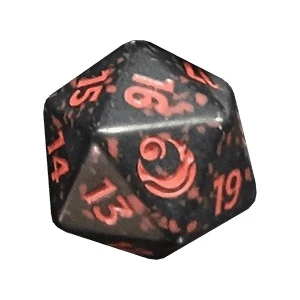 Magic Lorwyn Eclipsed Spindown Dice - Red