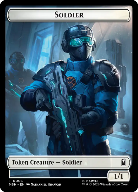 Marvel Super Heroes - Soldier (#3) Token (Foil)