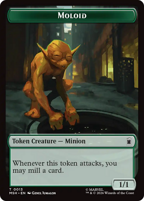 Marvel Super Heroes - Moloid Token (Foil)