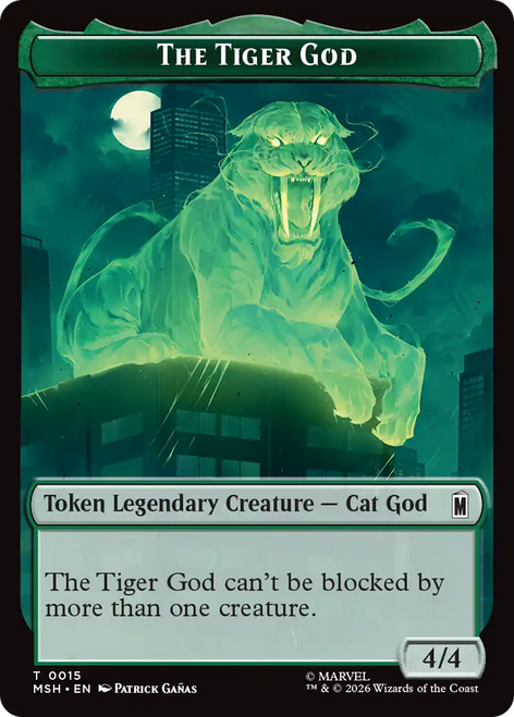 Marvel Super Heroes - The Tiger God Token (Foil)