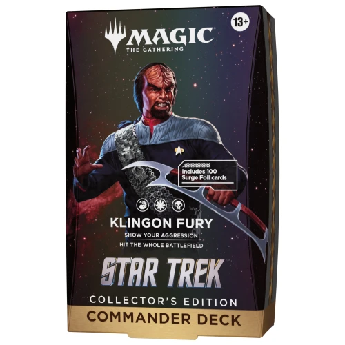 Star Trek Collector's Commander Deck - Klingon Fury