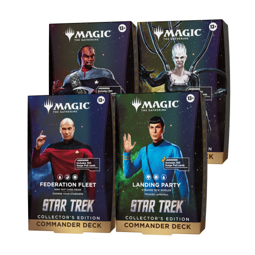 Star Trek Collector's Commander Deck - Set of 4