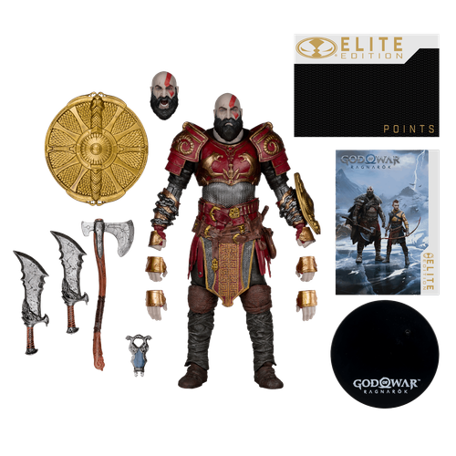 God of War Ragnarok: Kratos 7-Inch Deluxe Action Figure (McFarlane Elite Edition #12)