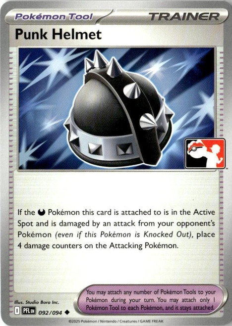 ME Phantasmal Flames 092/094 Punk Helmet (Prize Pack League Promo Non-Holo)