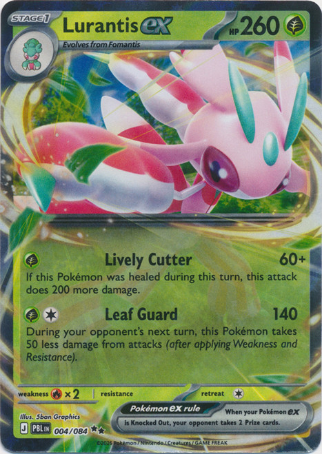 ME Pitch Black 004/084 Lurantis ex (Half Art)