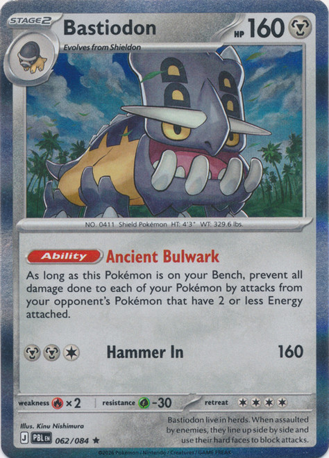 ME Pitch Black 062/084 Bastiodon (Holo)