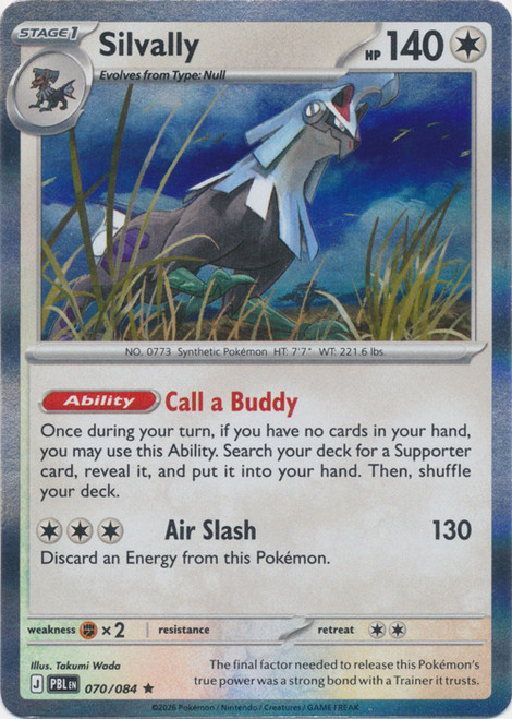 ME Pitch Black 070/084 Silvally (Holo)