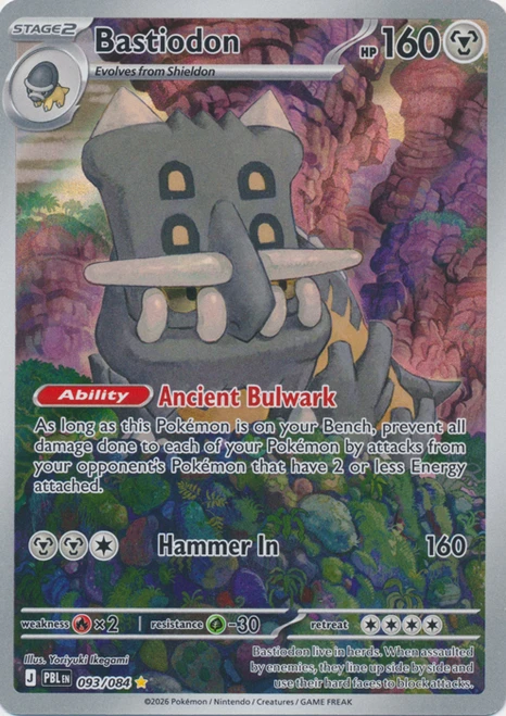 ME Pitch Black 093/084 Bastiodon (Illustration Rare)