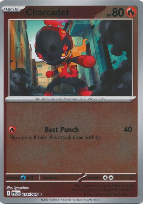 ME Pitch Black 011/084 Charcadet (Reverse Holo)
