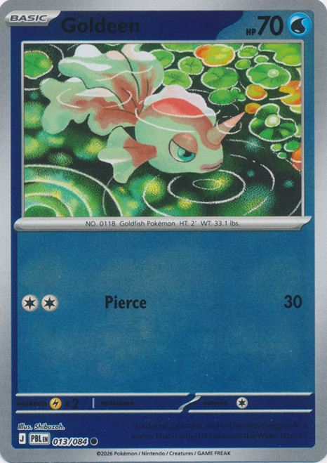 ME Pitch Black 013/084 Goldeen (Reverse Holo)