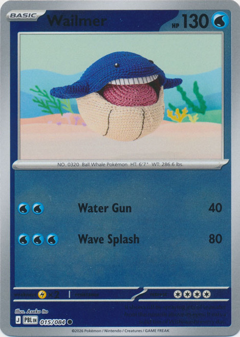 ME Pitch Black 015/084 Wailmer (Reverse Holo)