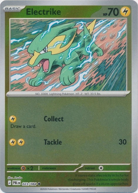 ME Pitch Black 023/084 Electrike (Reverse Holo)