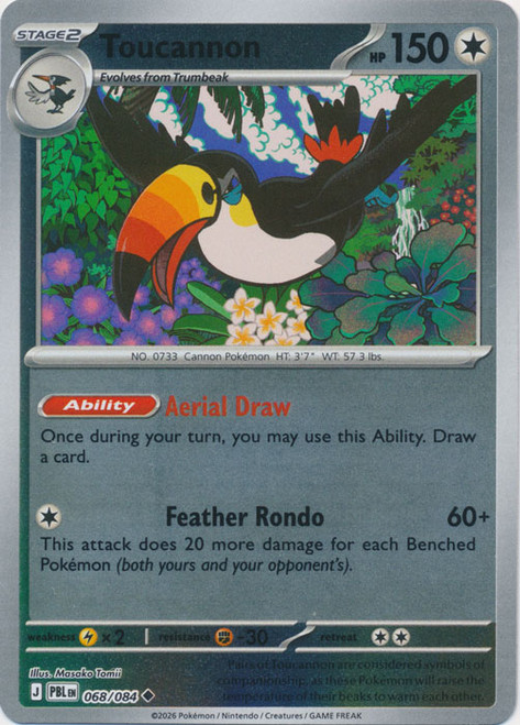 ME Pitch Black 068/084 Toucannon (Reverse Holo)