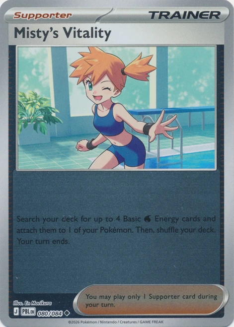 ME Pitch Black 080/084 Misty's Vitality (Reverse Holo)