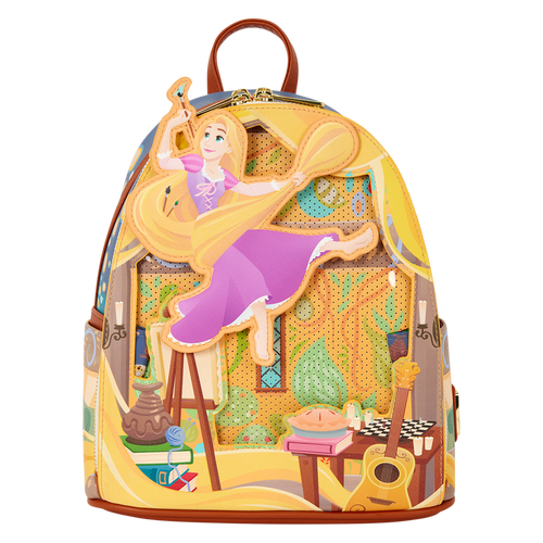 Disney: Tangled Rapunzel Glow Pin Trader Mini Backpack