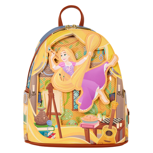 Disney: Tangled Rapunzel Glow Pin Trader Mini Backpack