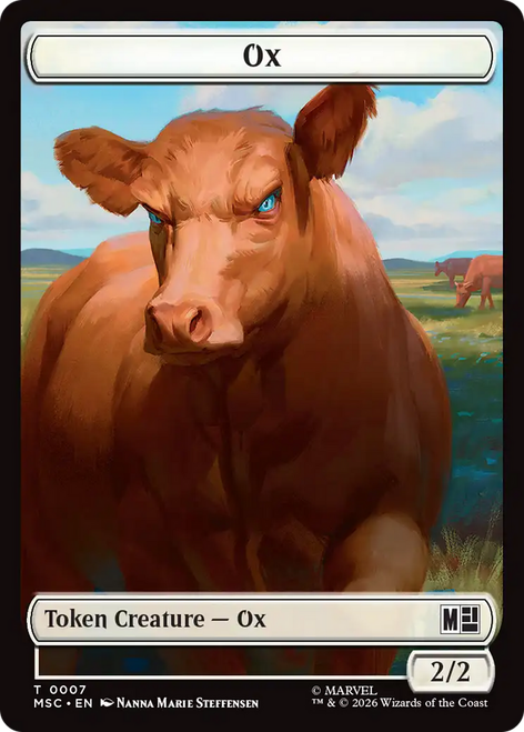 Marvel Super Heroes Commander - Ox (#7) Token