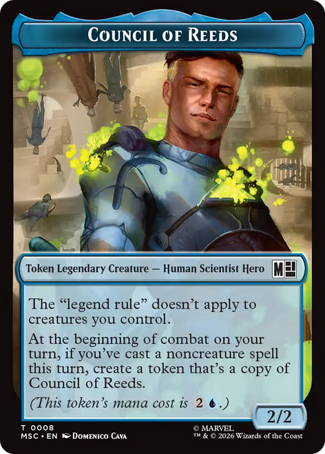 Marvel Super Heroes Commander - Council of Reeds (#8) Token